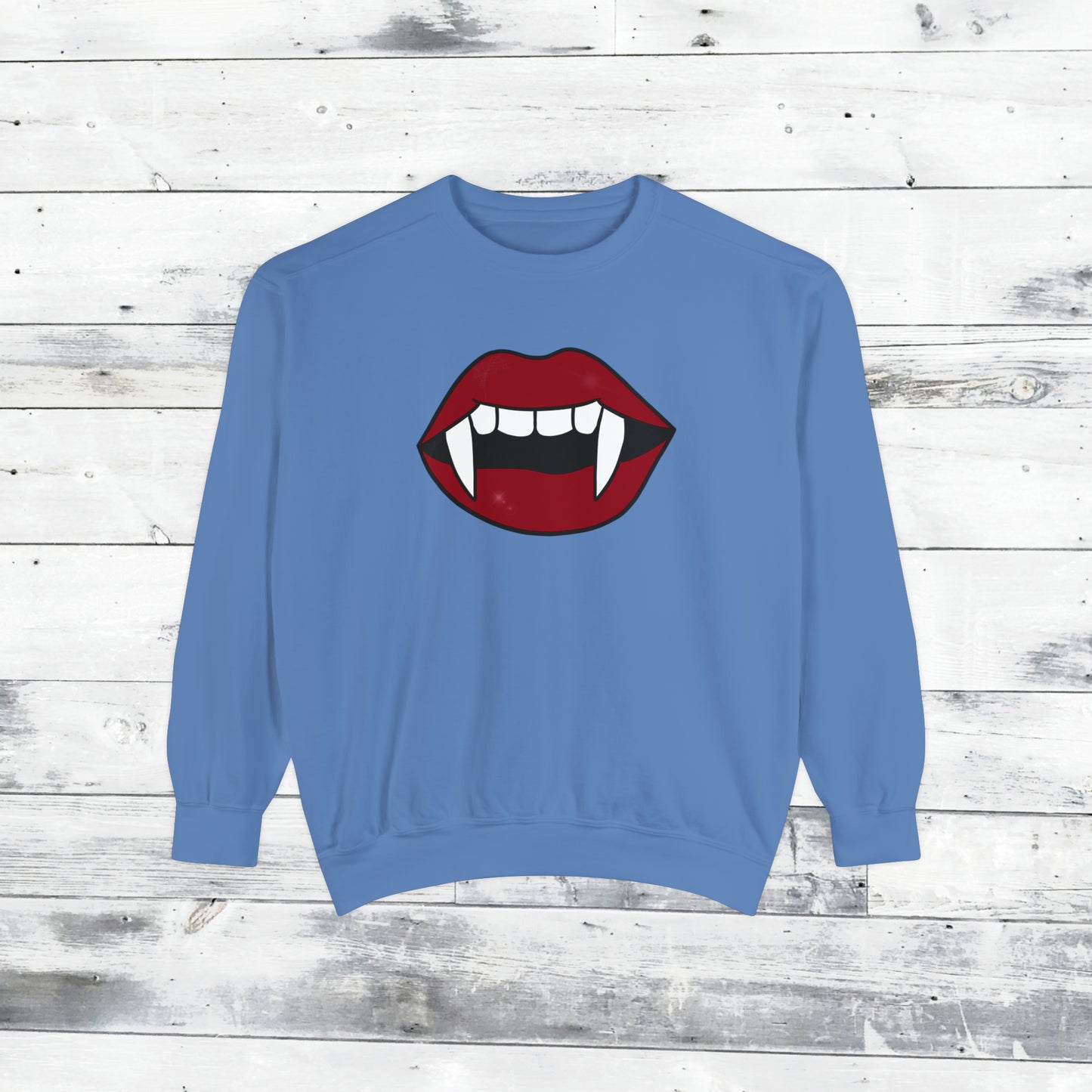 Vampire Fang Comfort Colors Sweater