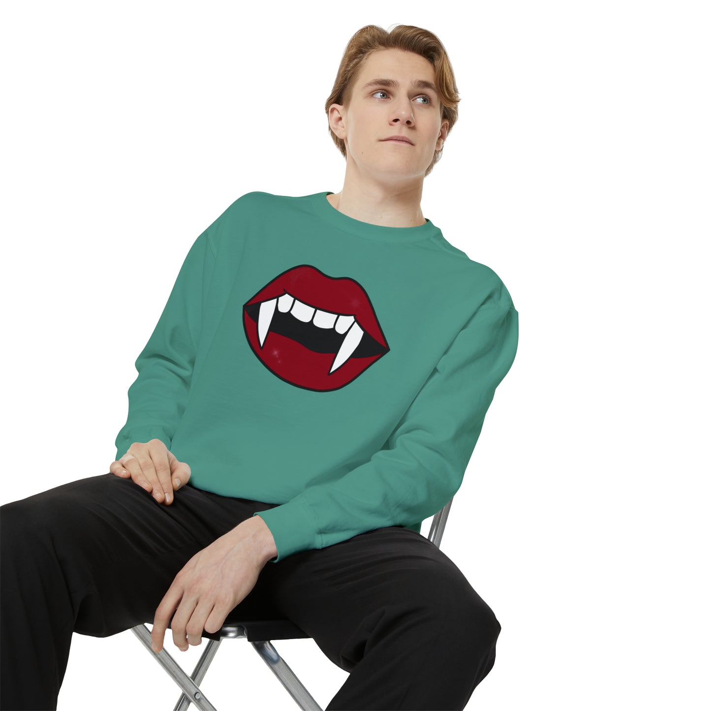 Vampire Fang Comfort Colors Sweater