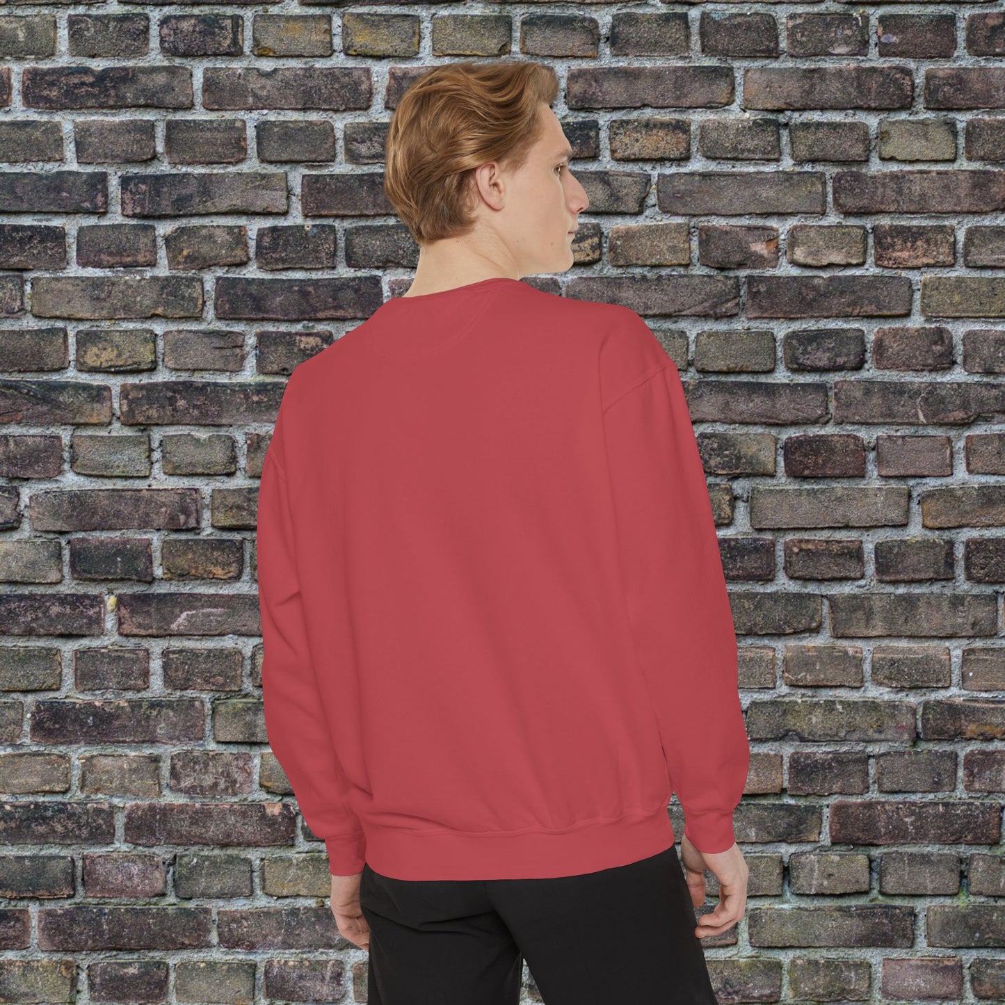 Raccoon Grid Valentine Adult Comfort Colors Sweatshirt