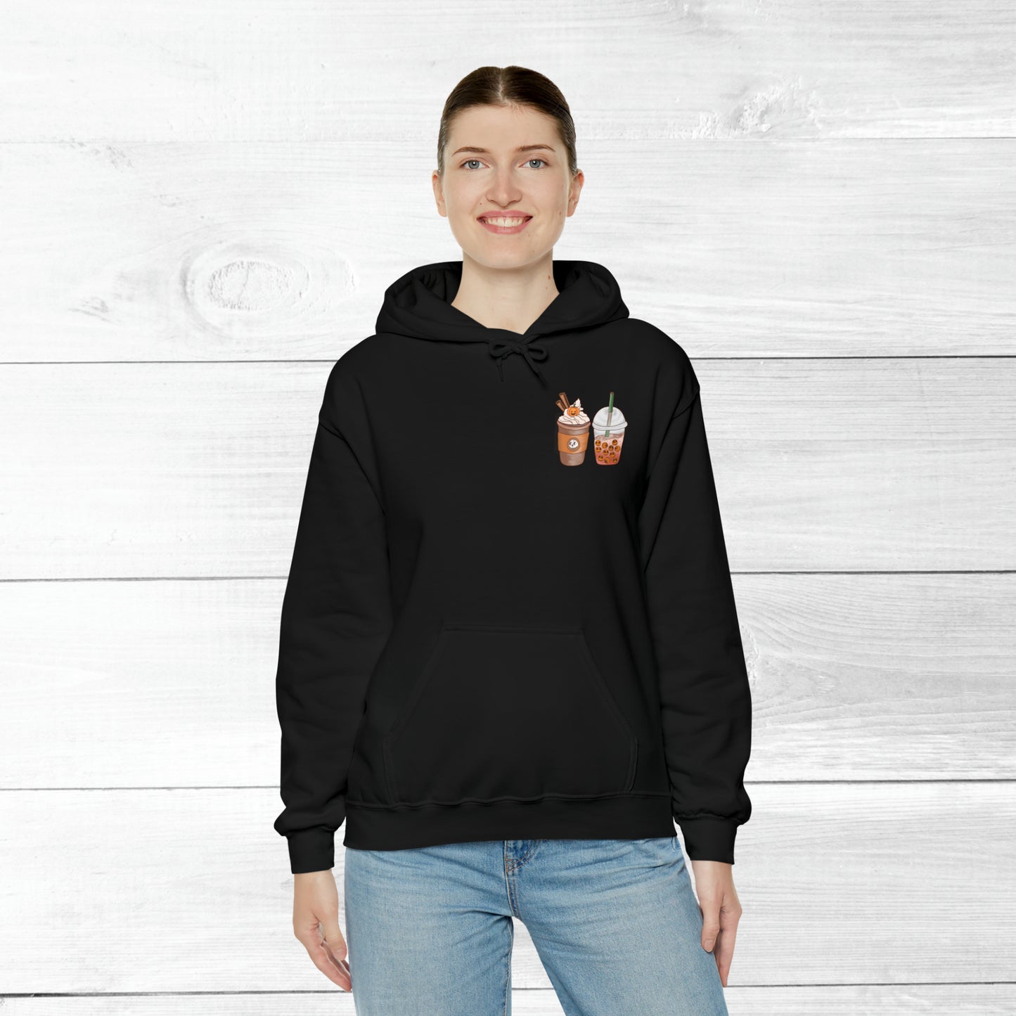 Halloween Coffee Hoodie - Hocus Pocus I need Coffee to Focus Back