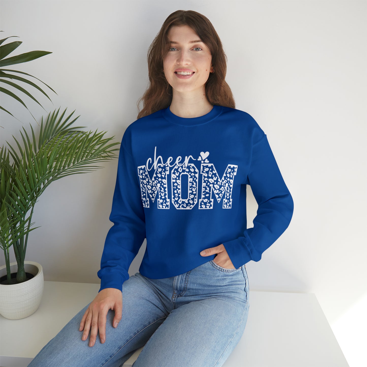 Cheetah Cheer Mom Sweater