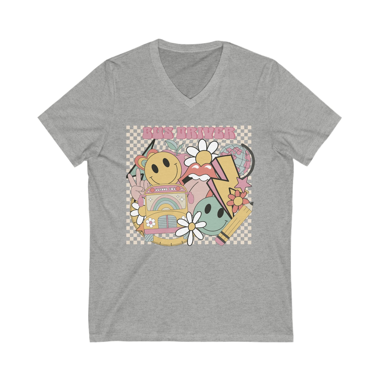 Bus Driver Unisex V-Neck Tee