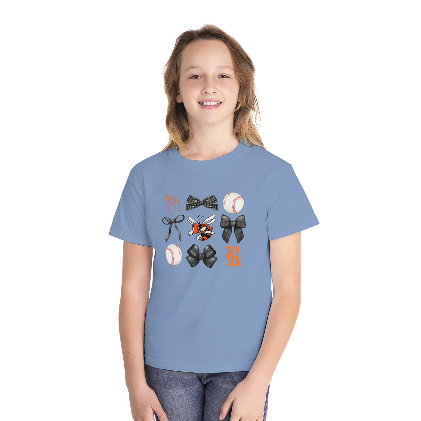 Youth Jackets Baseball Grid Comfort Colors T Shirt