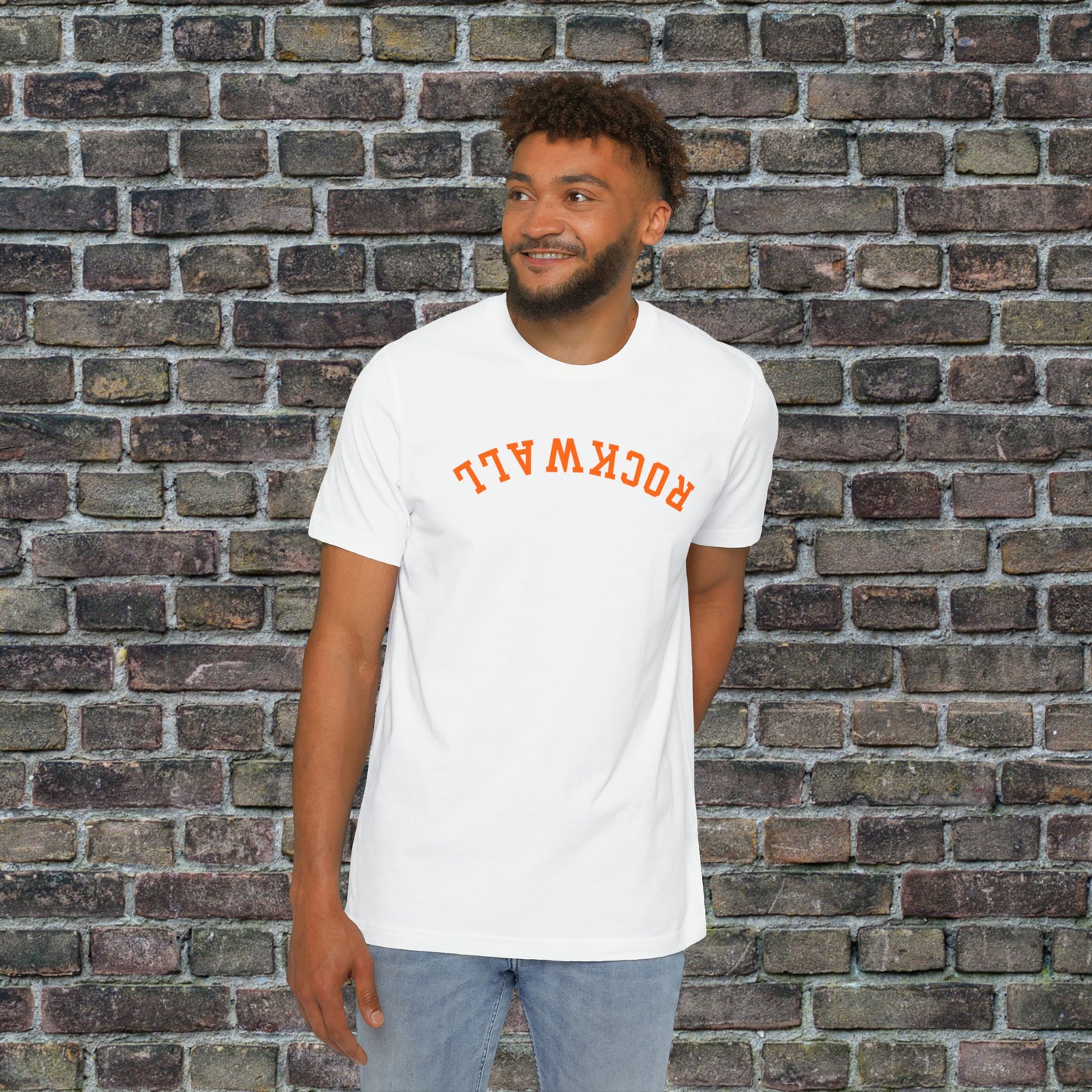 Upside Down Rockwall T Shirt