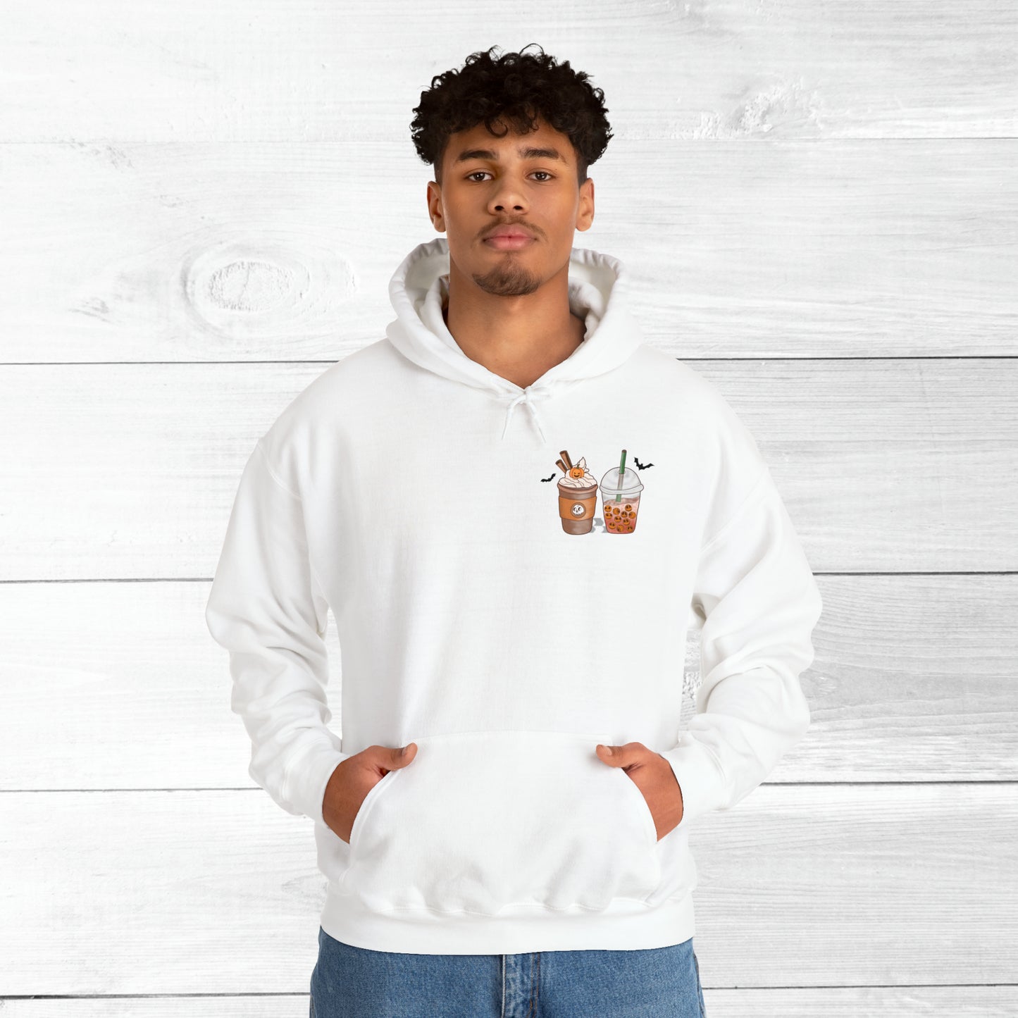 Halloween Coffee Hoodie - Hocus Pocus I need Coffee to Focus Back