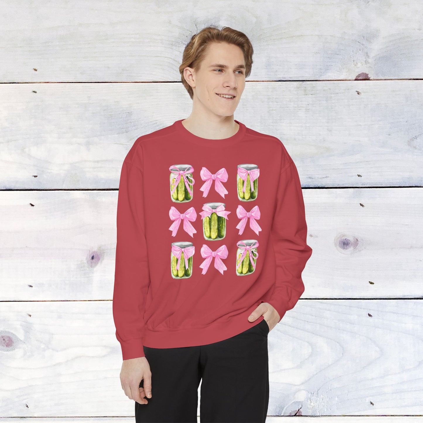 Pickles & Bows Adult Comfort Colors Sweatshirt