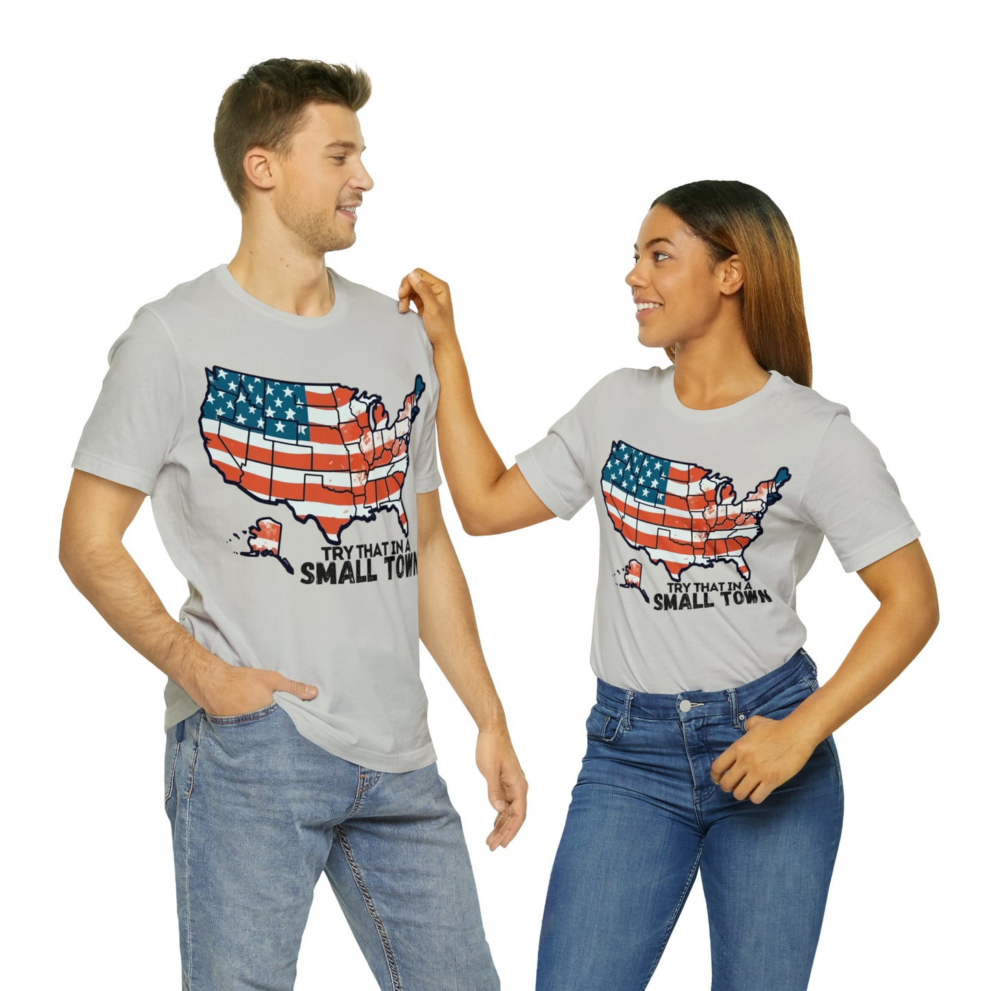 Try That in a Small Town - America Front Graphic - Aldean - Unisex Classic T-Shirt