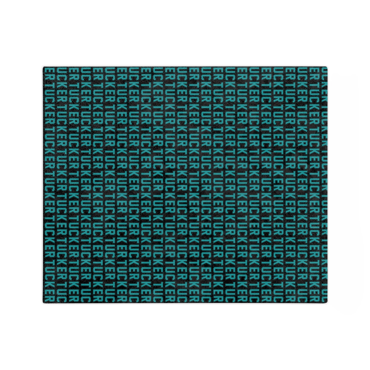 Custom Tucket Blanket Teal