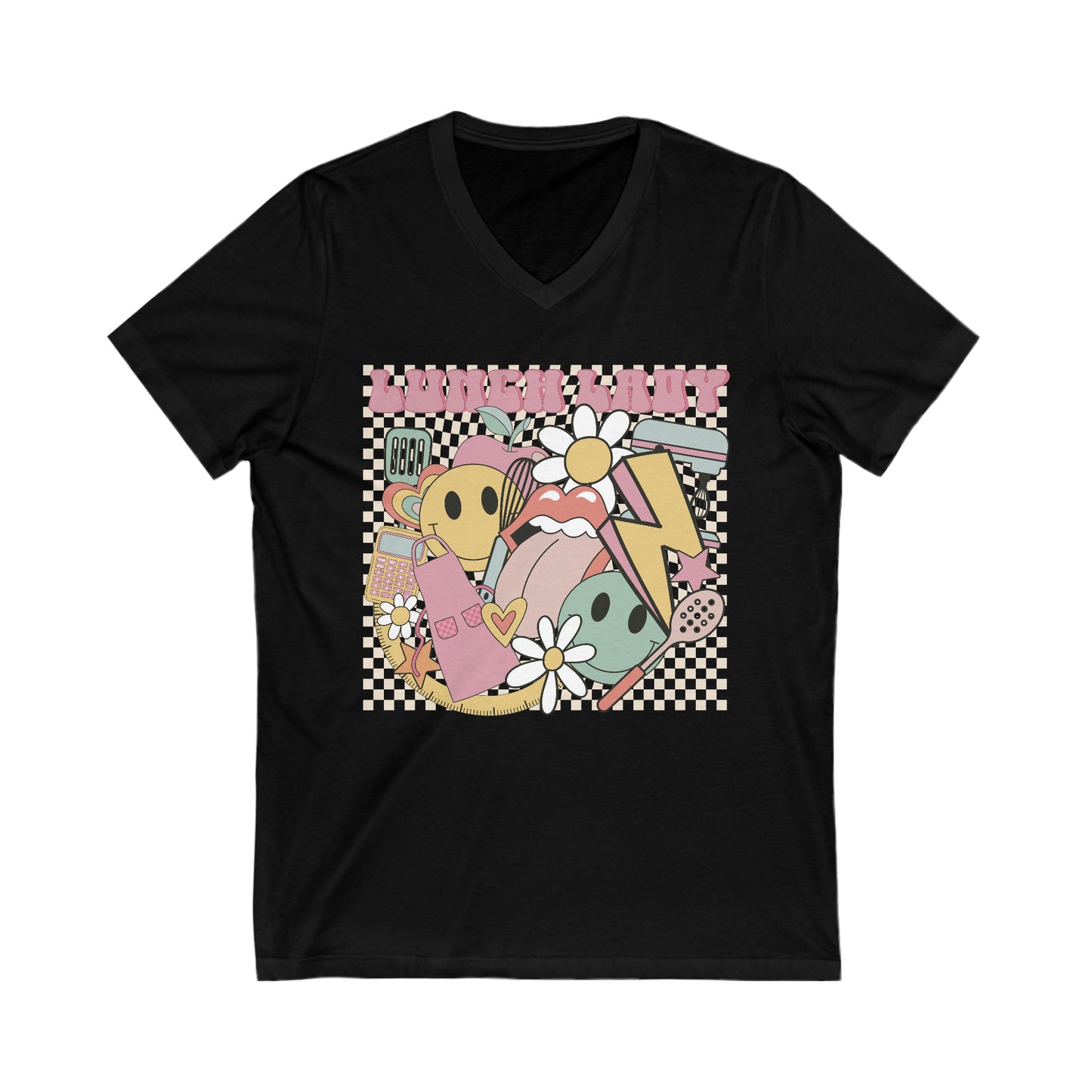 Lunch Lady Unisex V-Neck Tee