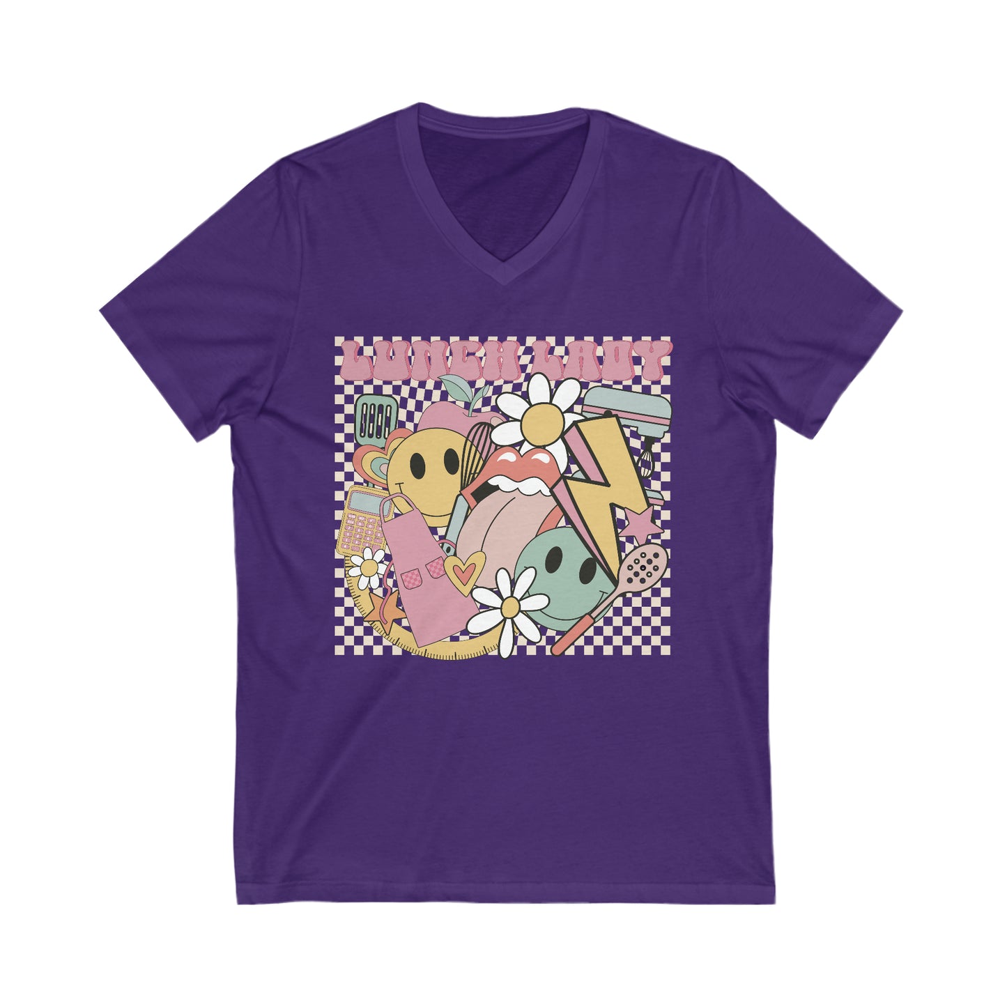 Lunch Lady Unisex V-Neck Tee