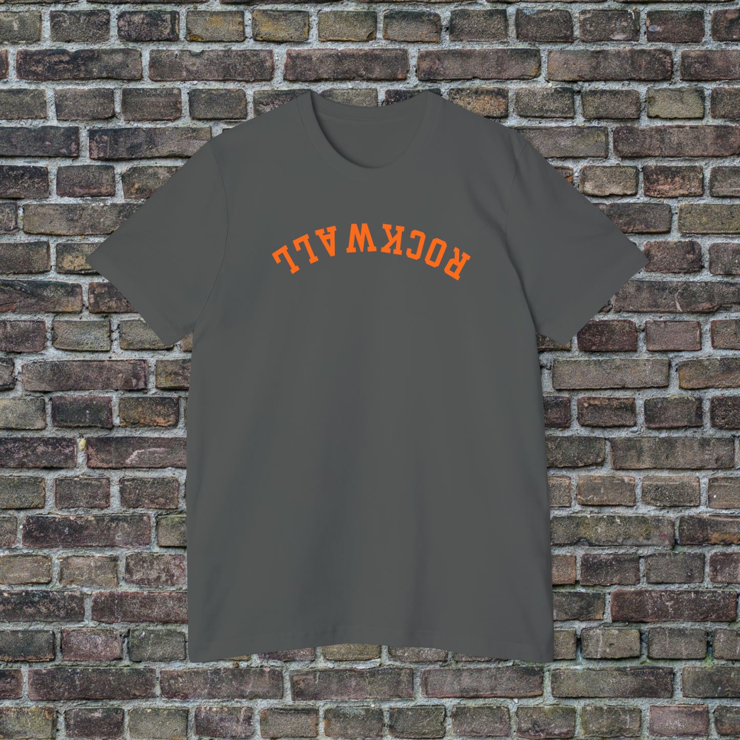 Upside Down Rockwall T Shirt