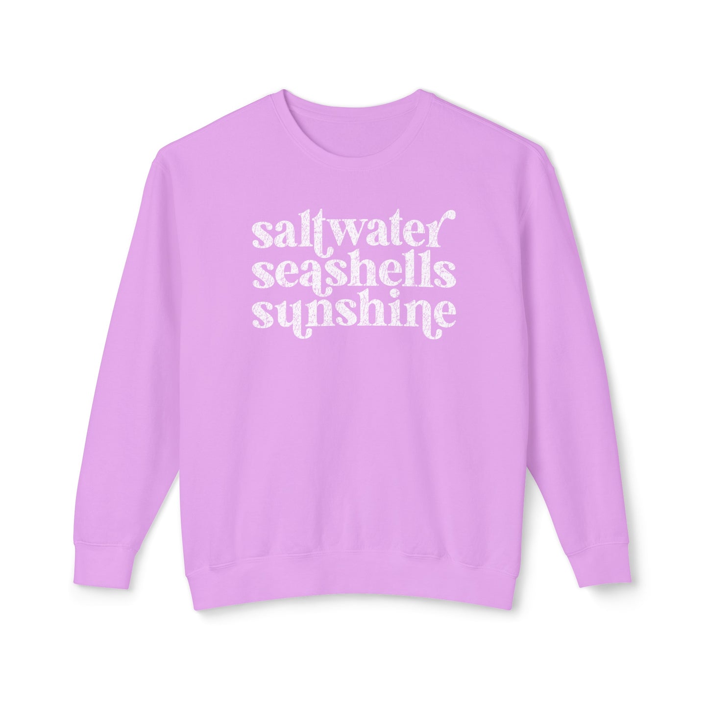 Saltwater, Seashells, Sunshine Comfot Colors Sweater