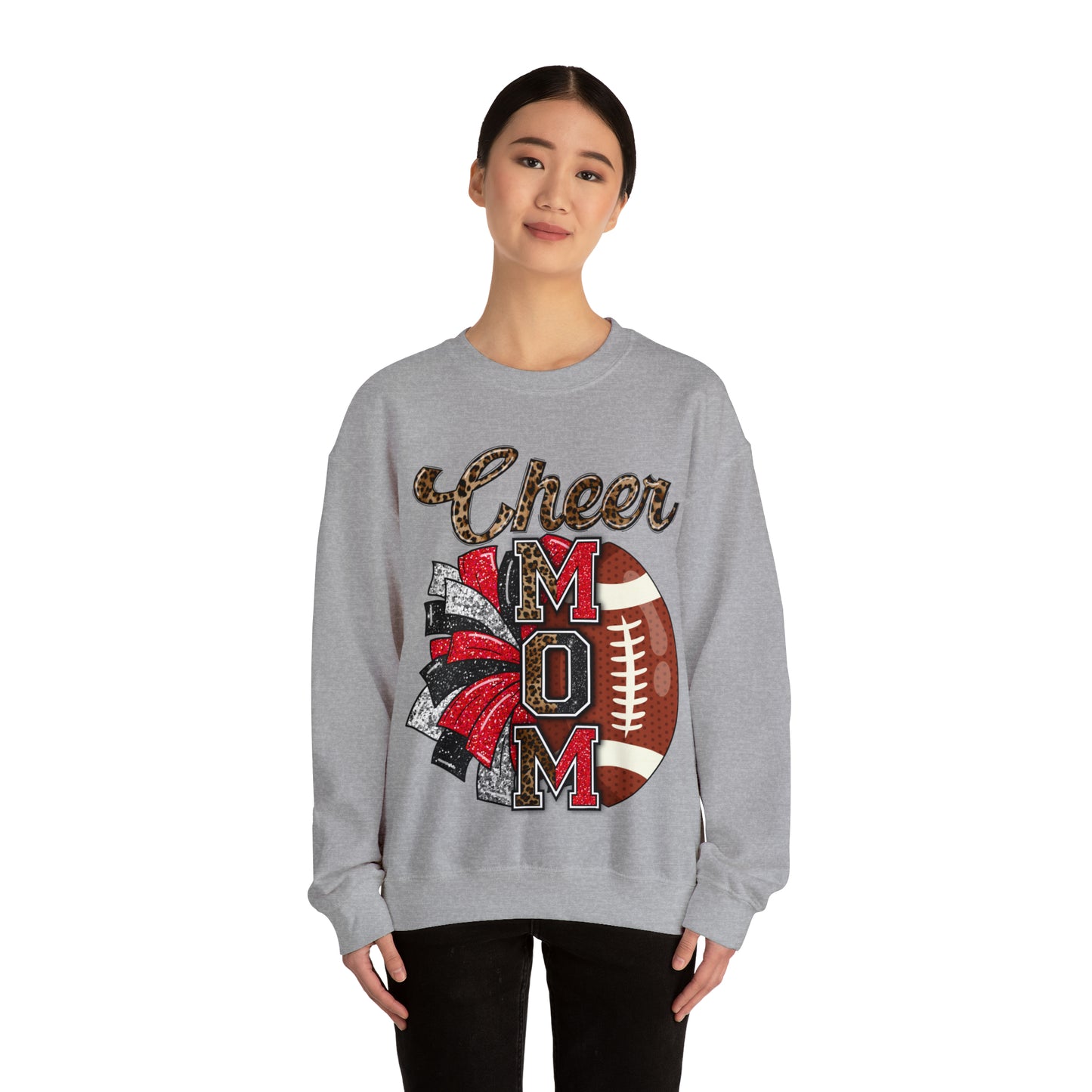 Cheer Mom Glitz Front Sweater