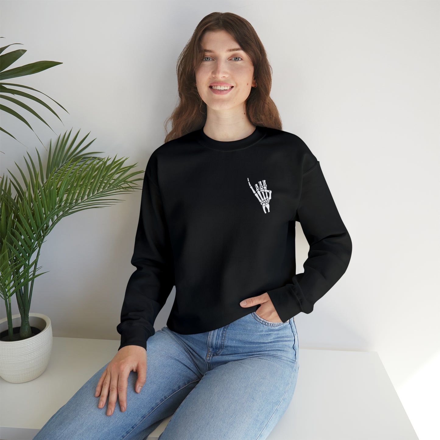 Skeleton Stingers Up - Jackets Back Sweater