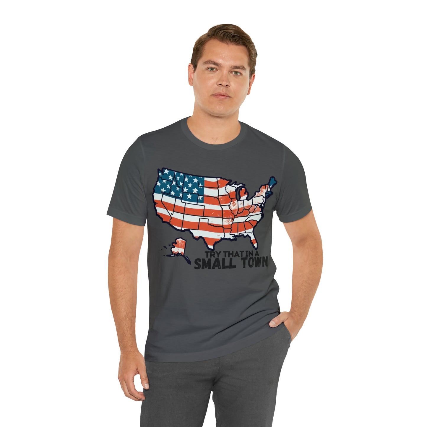 Try That in a Small Town - America Front Graphic - Aldean - Unisex Classic T-Shirt