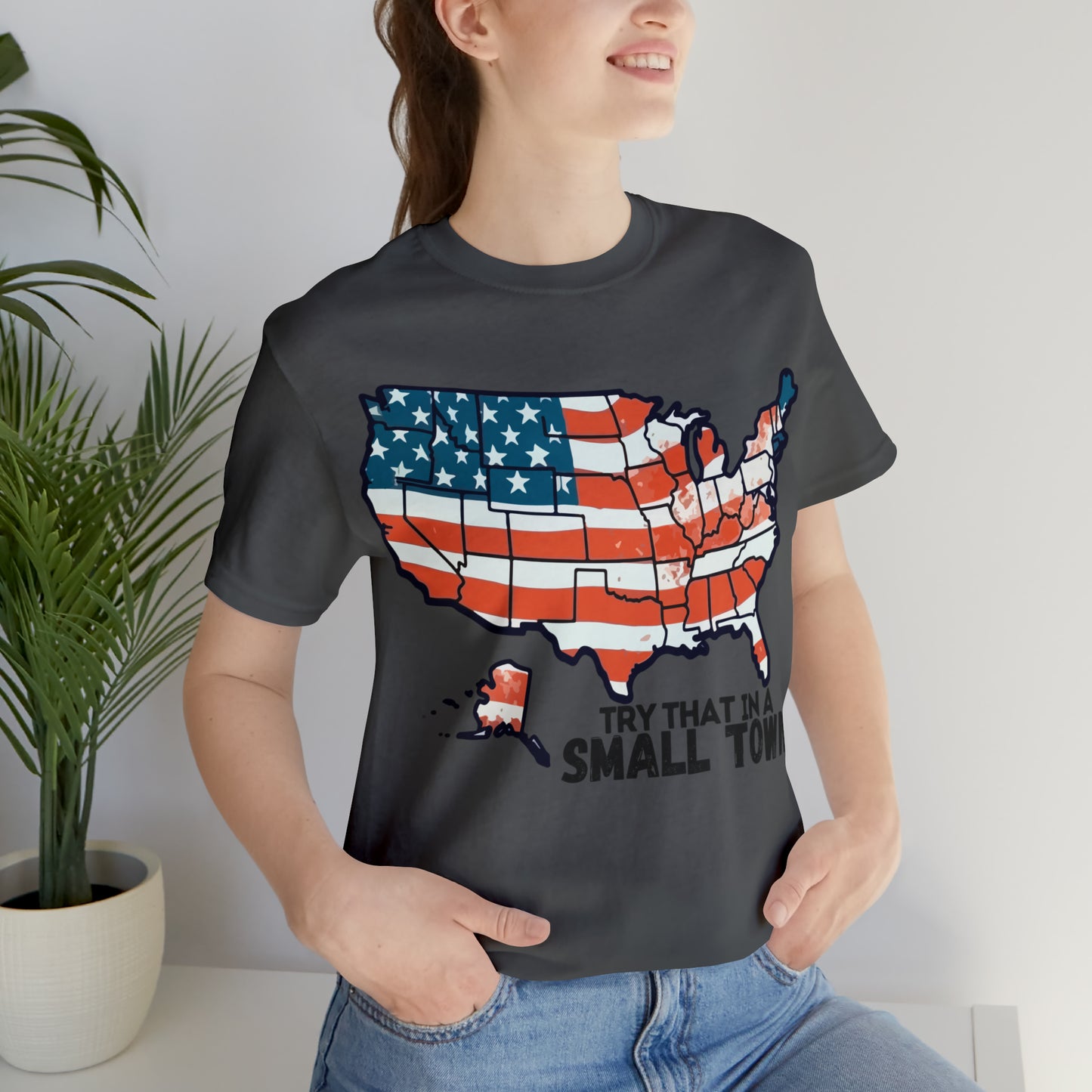 Try That in a Small Town - America Front Graphic - Aldean - Unisex Classic T-Shirt