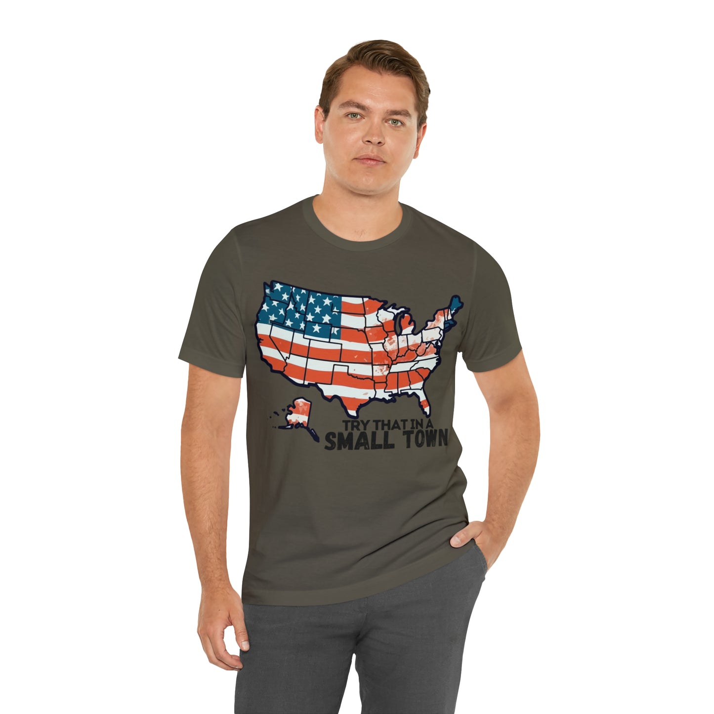 Try That in a Small Town - America Front Graphic - Aldean - Unisex Classic T-Shirt