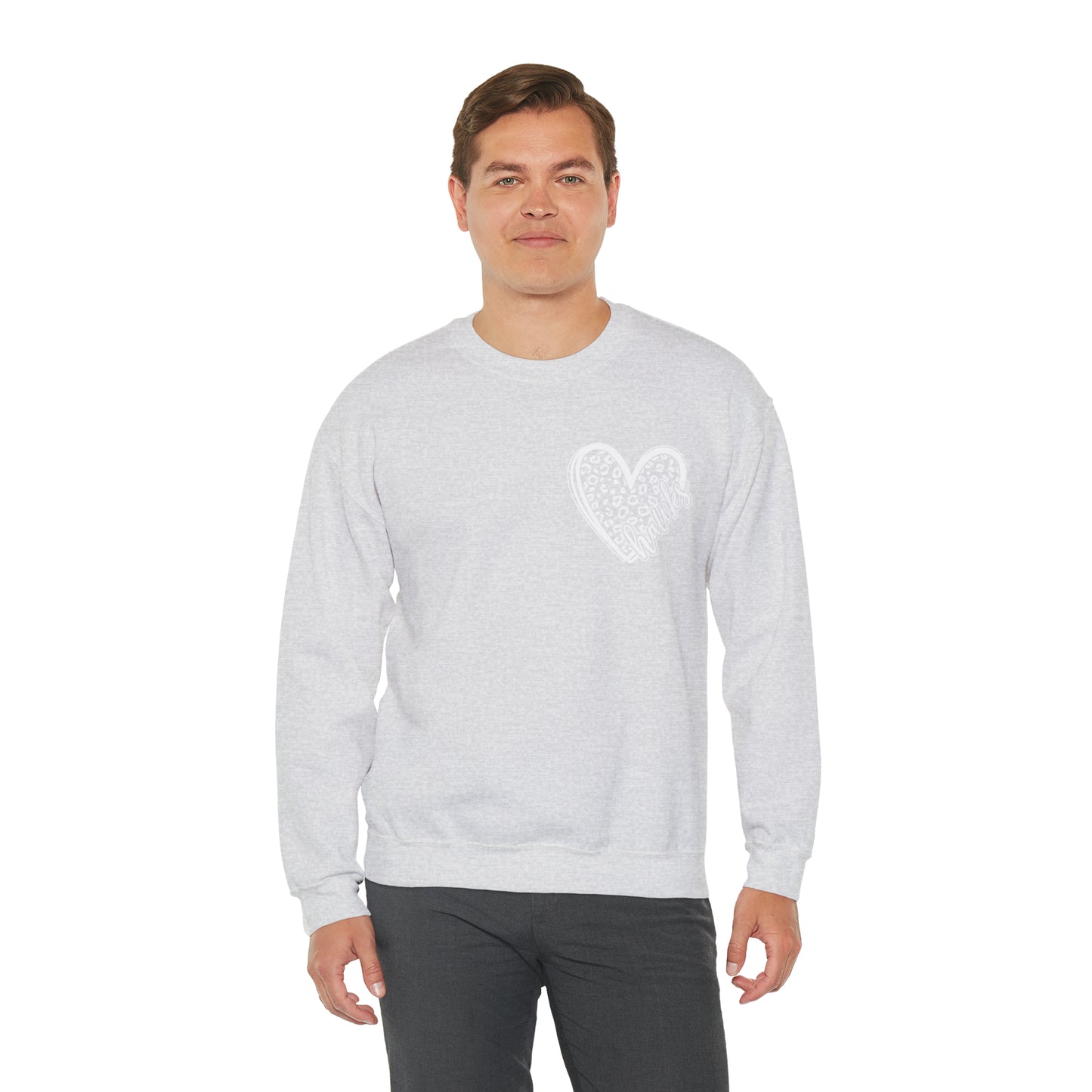 Hawks Cheetah Heart Sweater