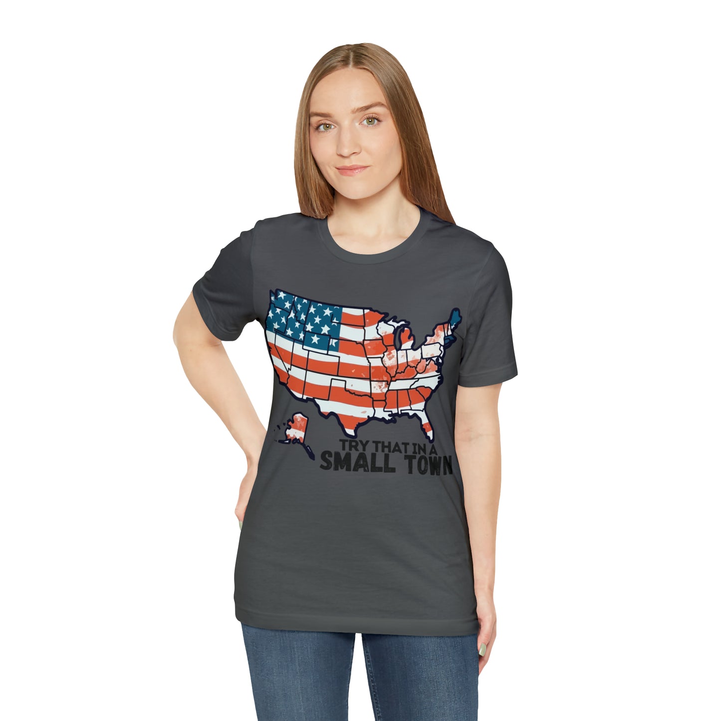 Try That in a Small Town - America Front Graphic - Aldean - Unisex Classic T-Shirt