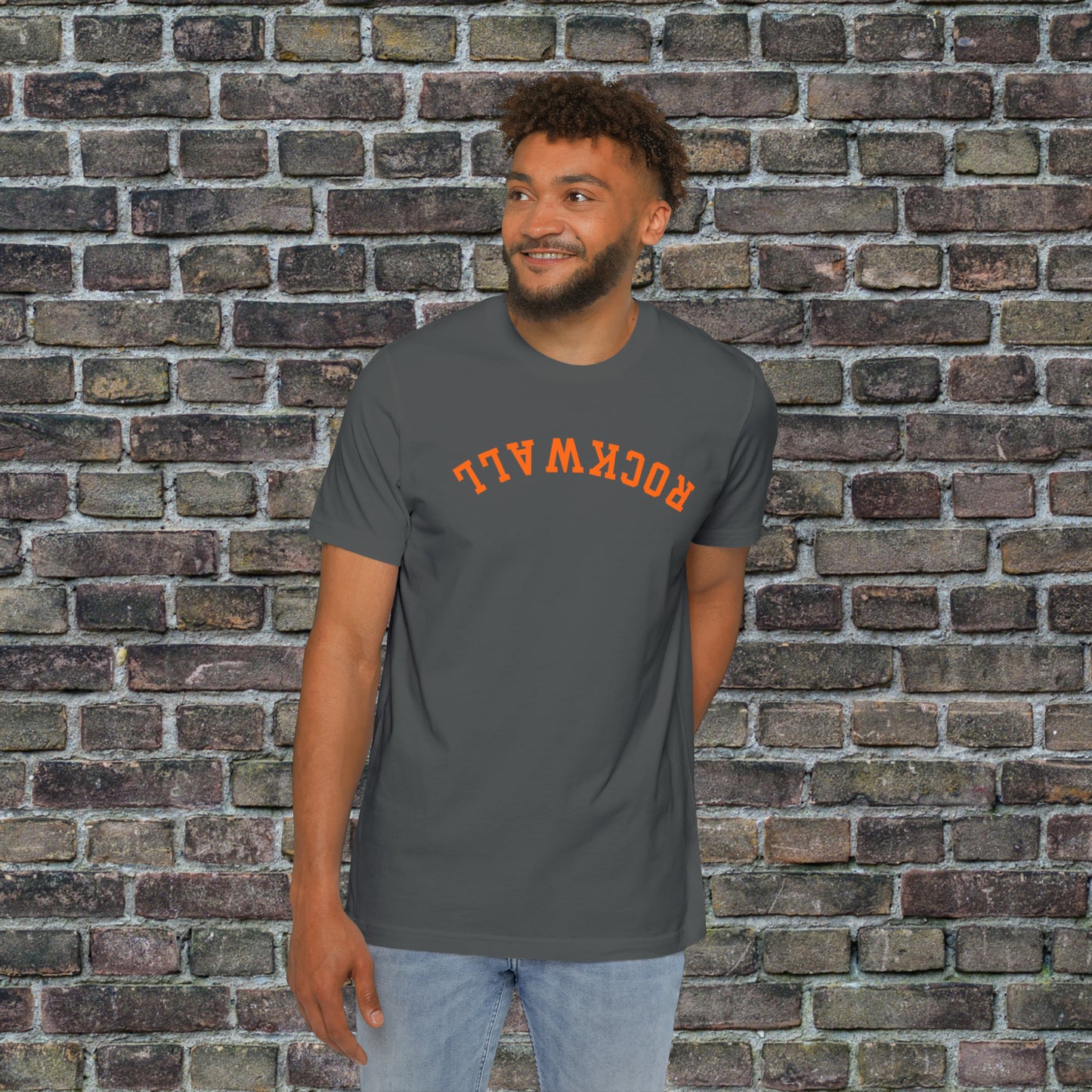 Upside Down Rockwall T Shirt