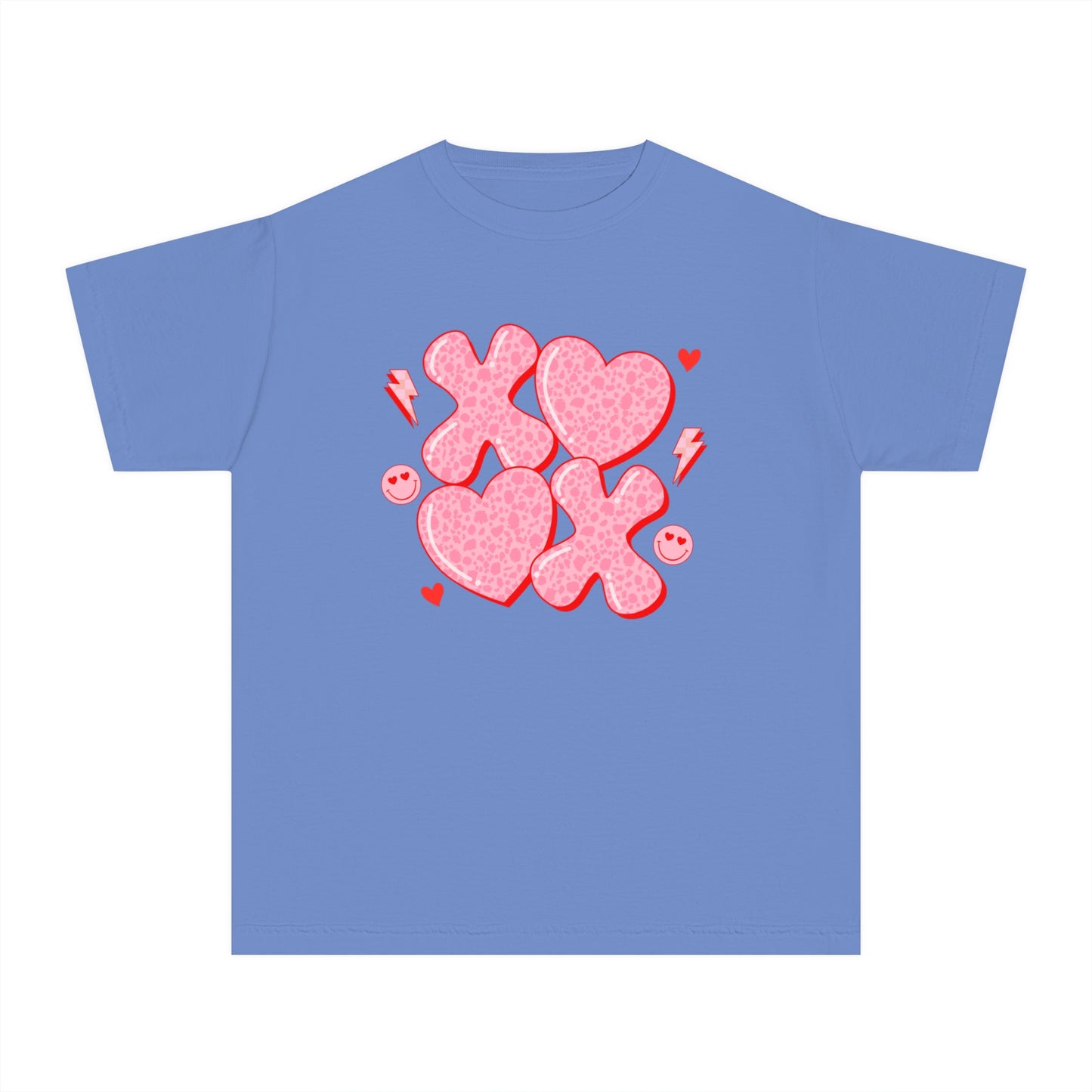 XOXO Cheetah Youth Comfort Colors Tee