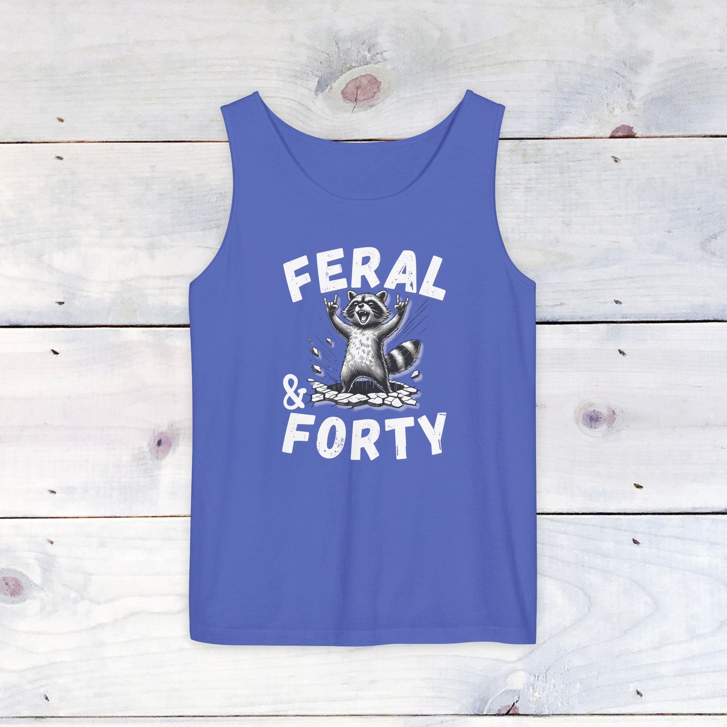 Feral & Forty Rockin' Comfort Colors Tank Top