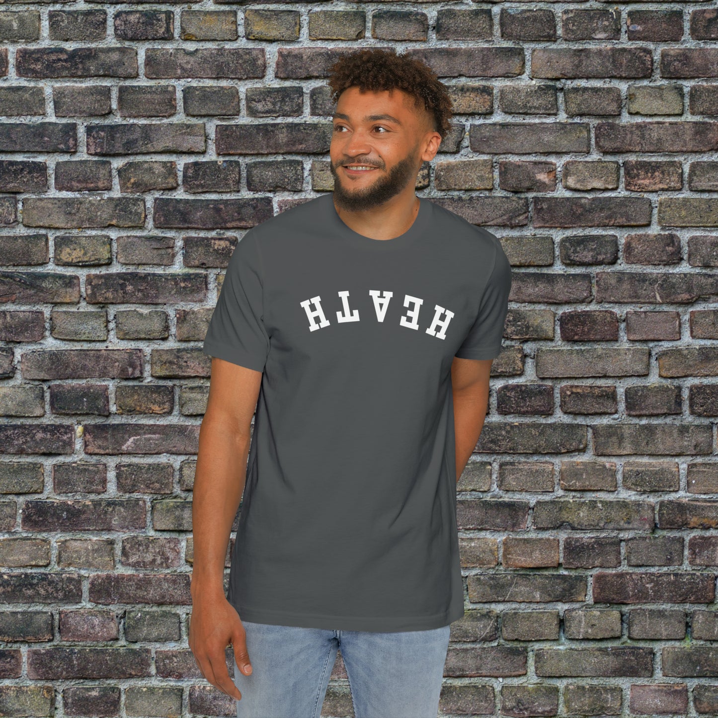Upside down solid Heath T- Shirt