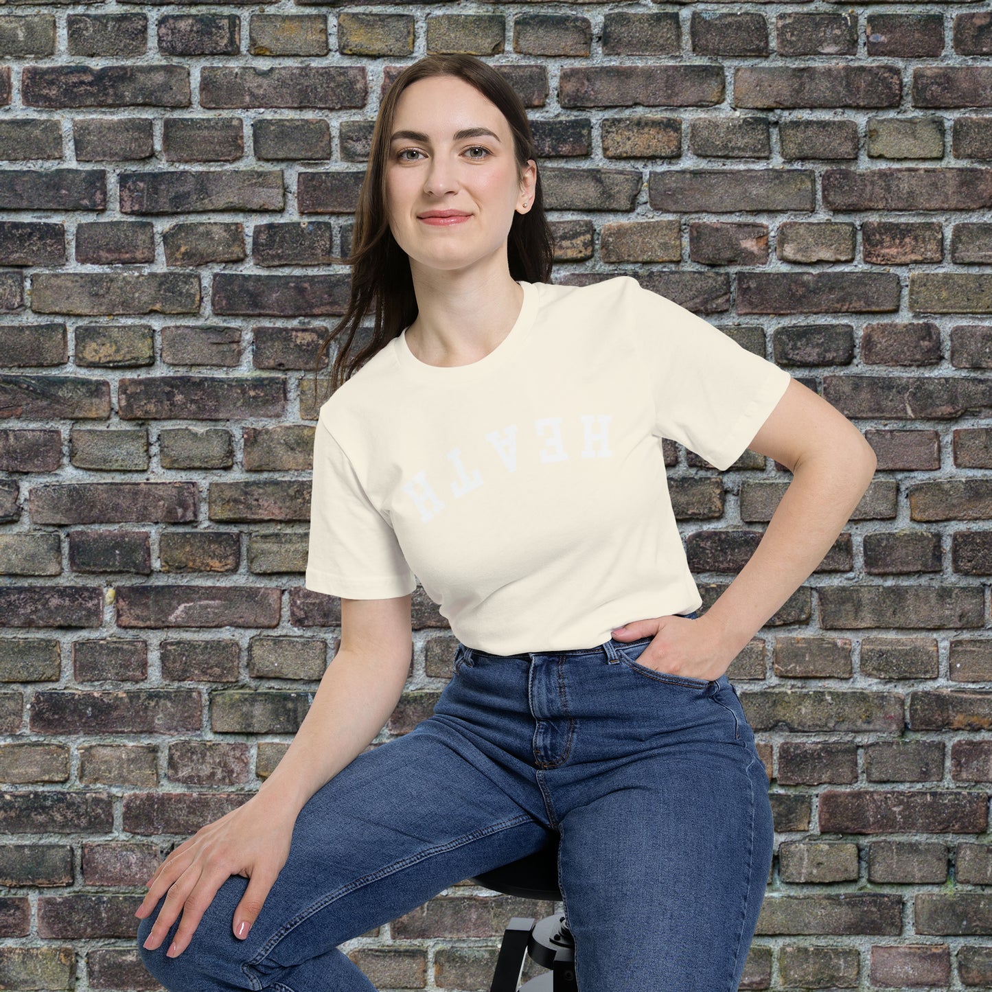 Upside down solid Heath T- Shirt