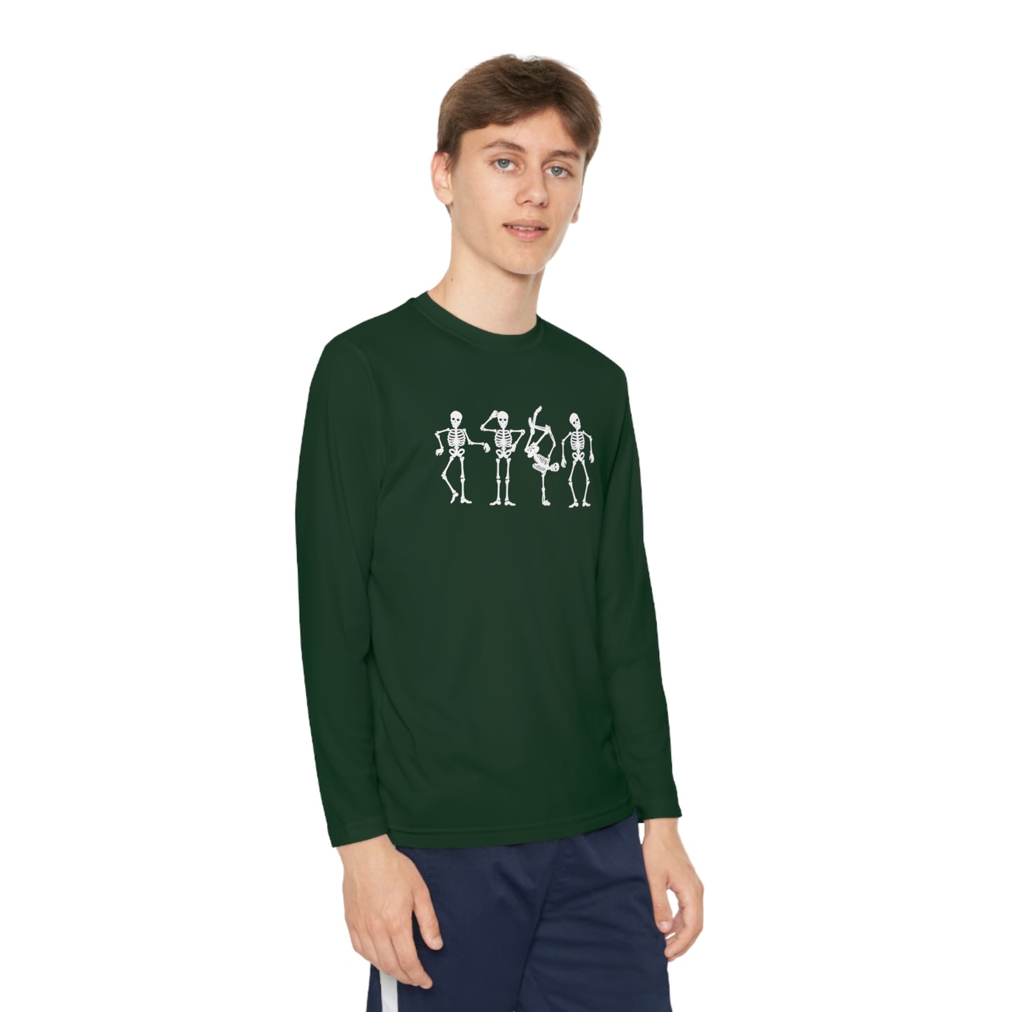 Youth Dancing Skelly Long Sleeve T-Shirt