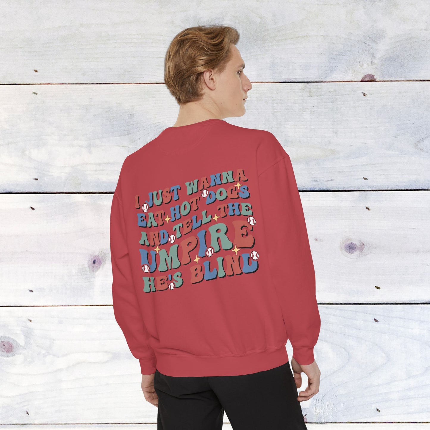 Baseball Mom Comfort Color Sweatshirt