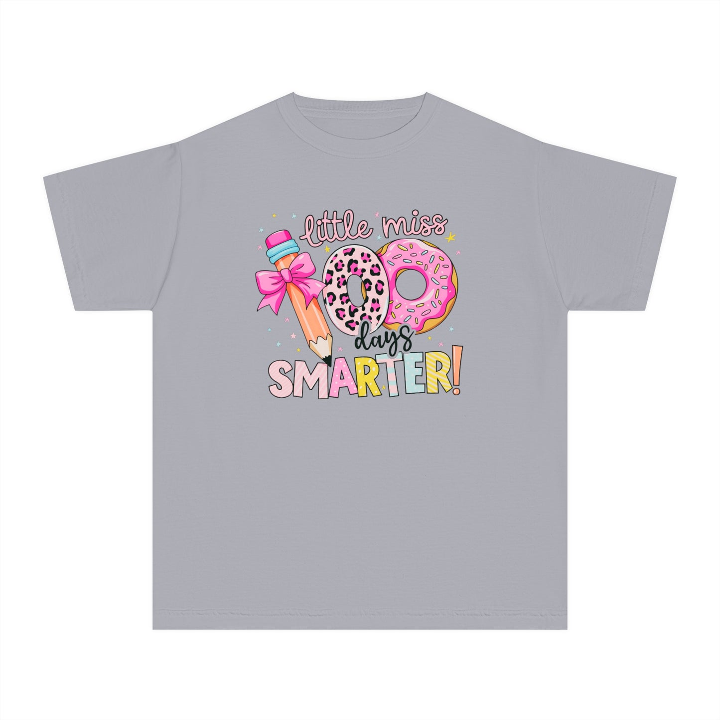 Youth Little Miss 100 Days Comfort Colors Tee