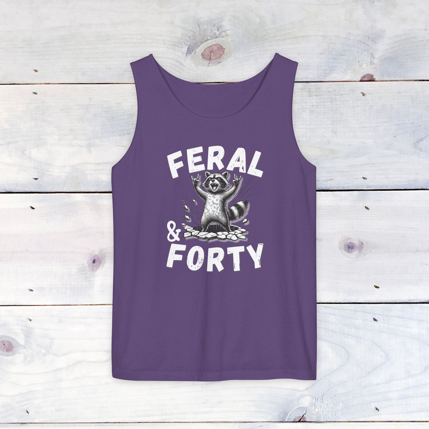 Feral & Forty Rockin' Comfort Colors Tank Top