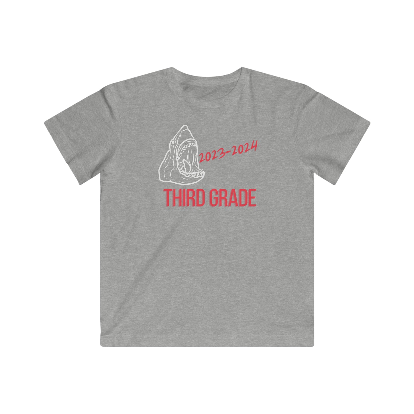 Shark, Third Grade First Day 23-24 T-Shirt