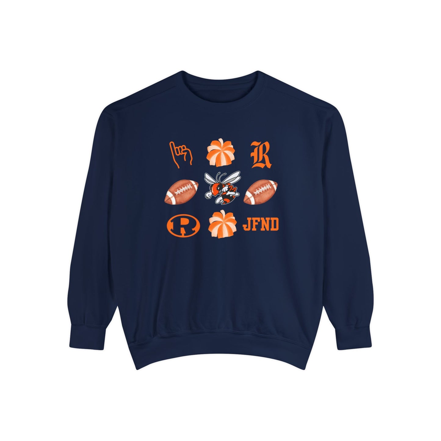 Jackets Poms & Footballs Comfort Colors Sweater