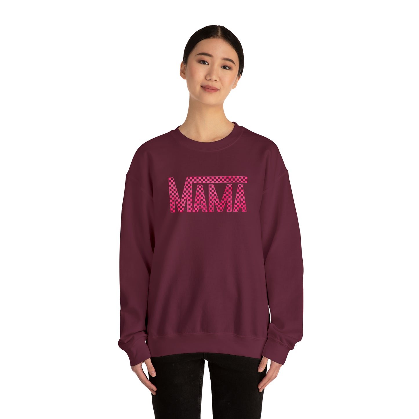 Pink Mama Checkered Sweater