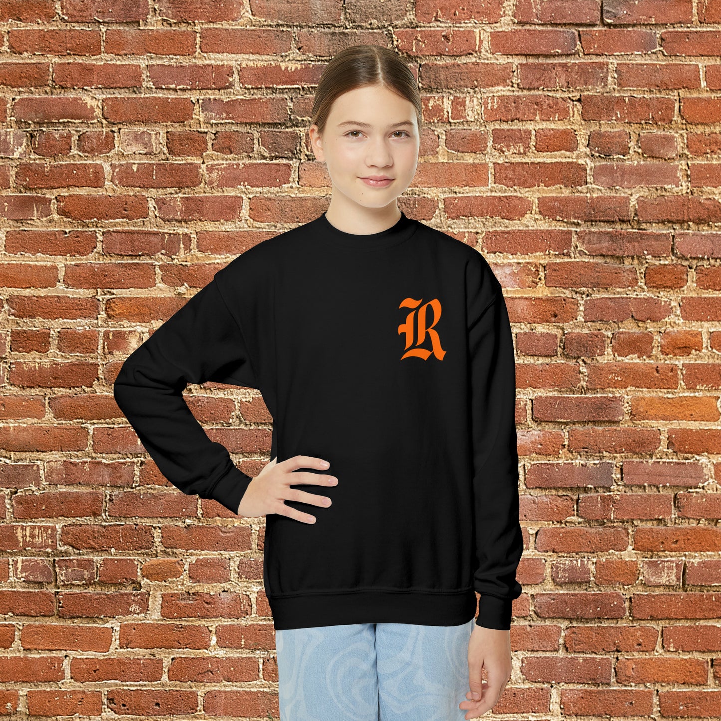 Youth Old School R Front - Fighting Jacket Back Sweater