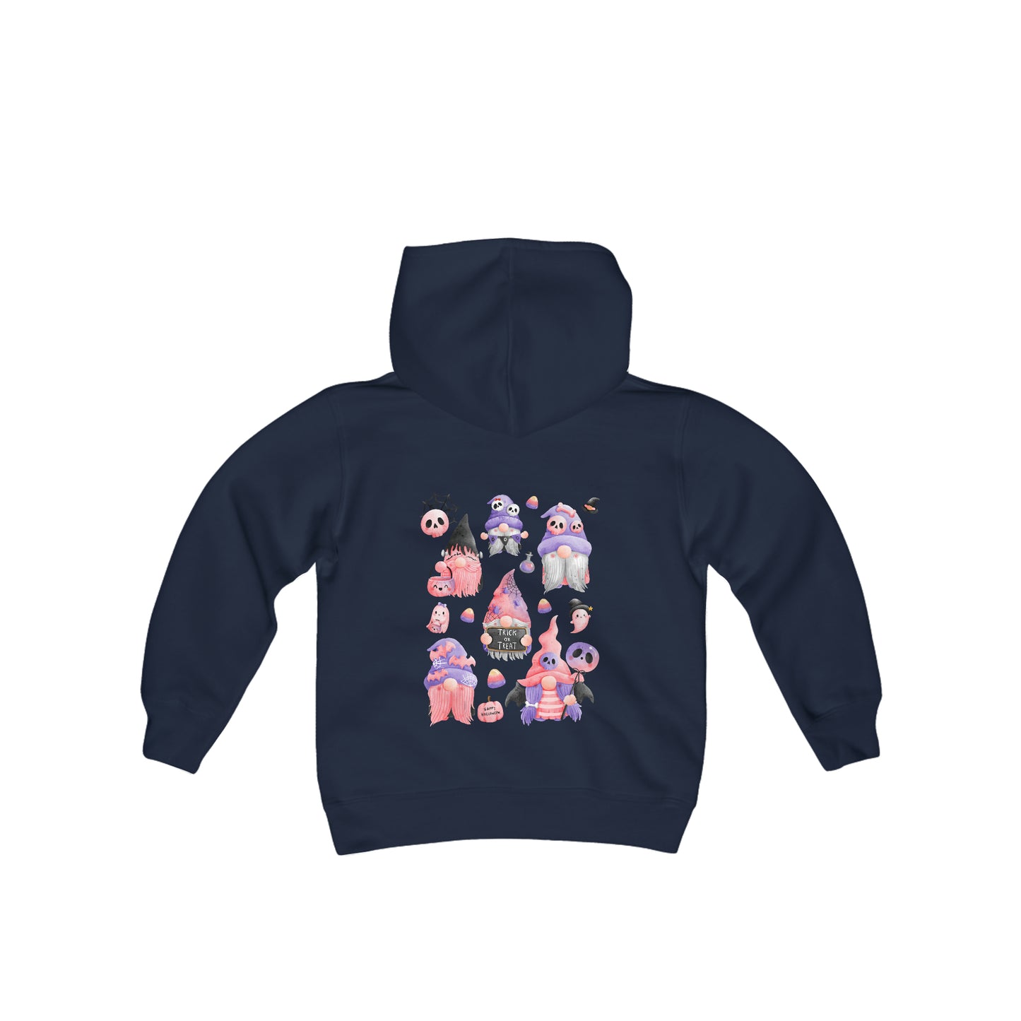 Youth Gnome Halloween Pink/Purple Hoodie version 2