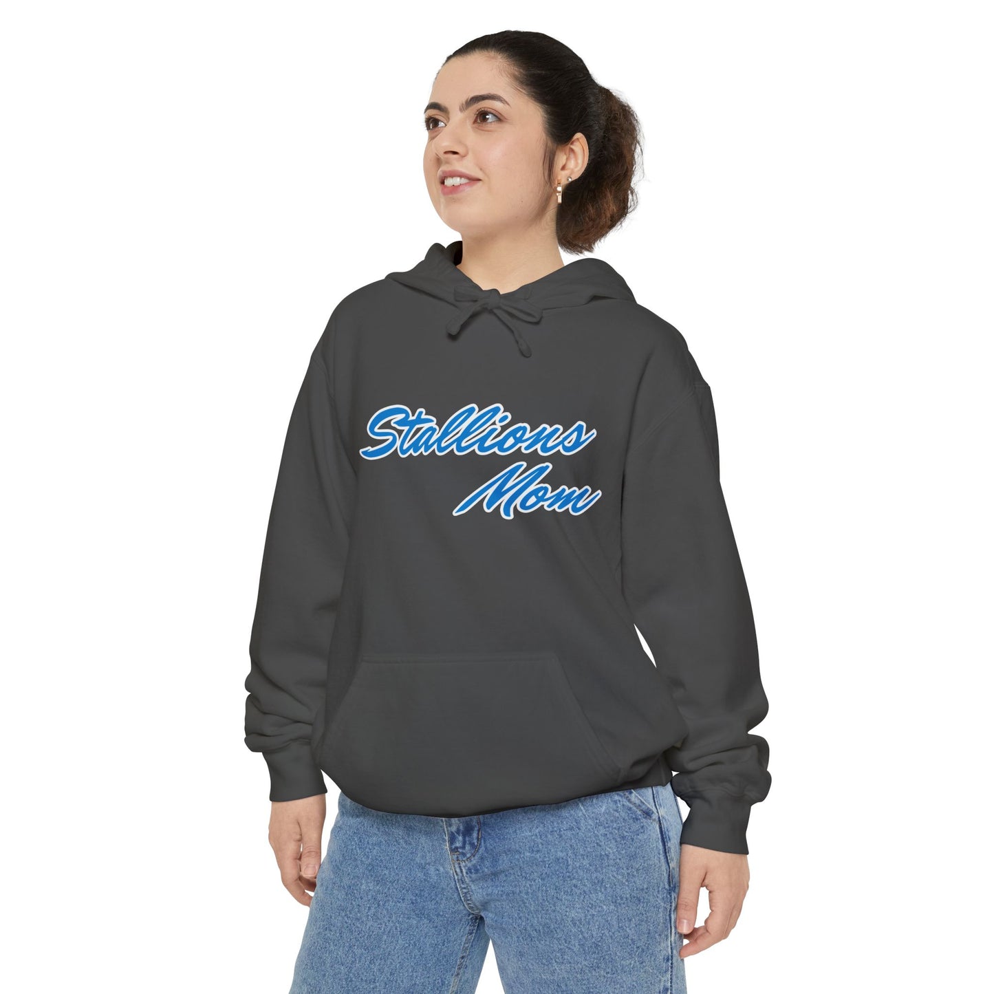 Custom Stallions Mom #7 Florez Comfort Colors Hoodie