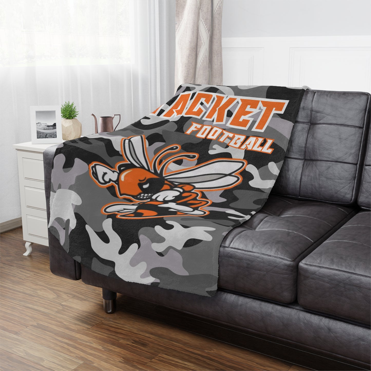 Fighting Stinger Camo Blanket