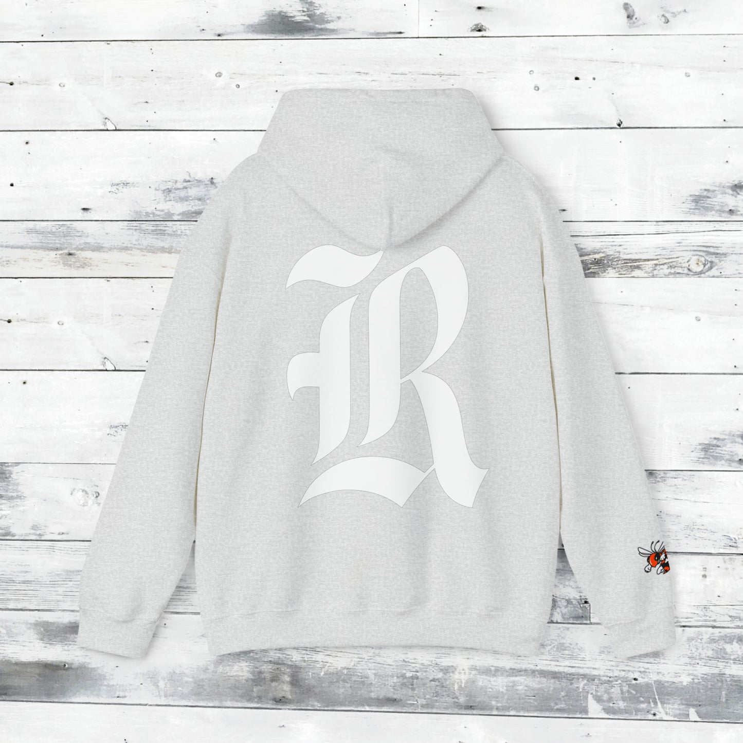 Jackets Stinger Hoodie Front - Yellow Jacket Sleeve/Cuff - Old School R back