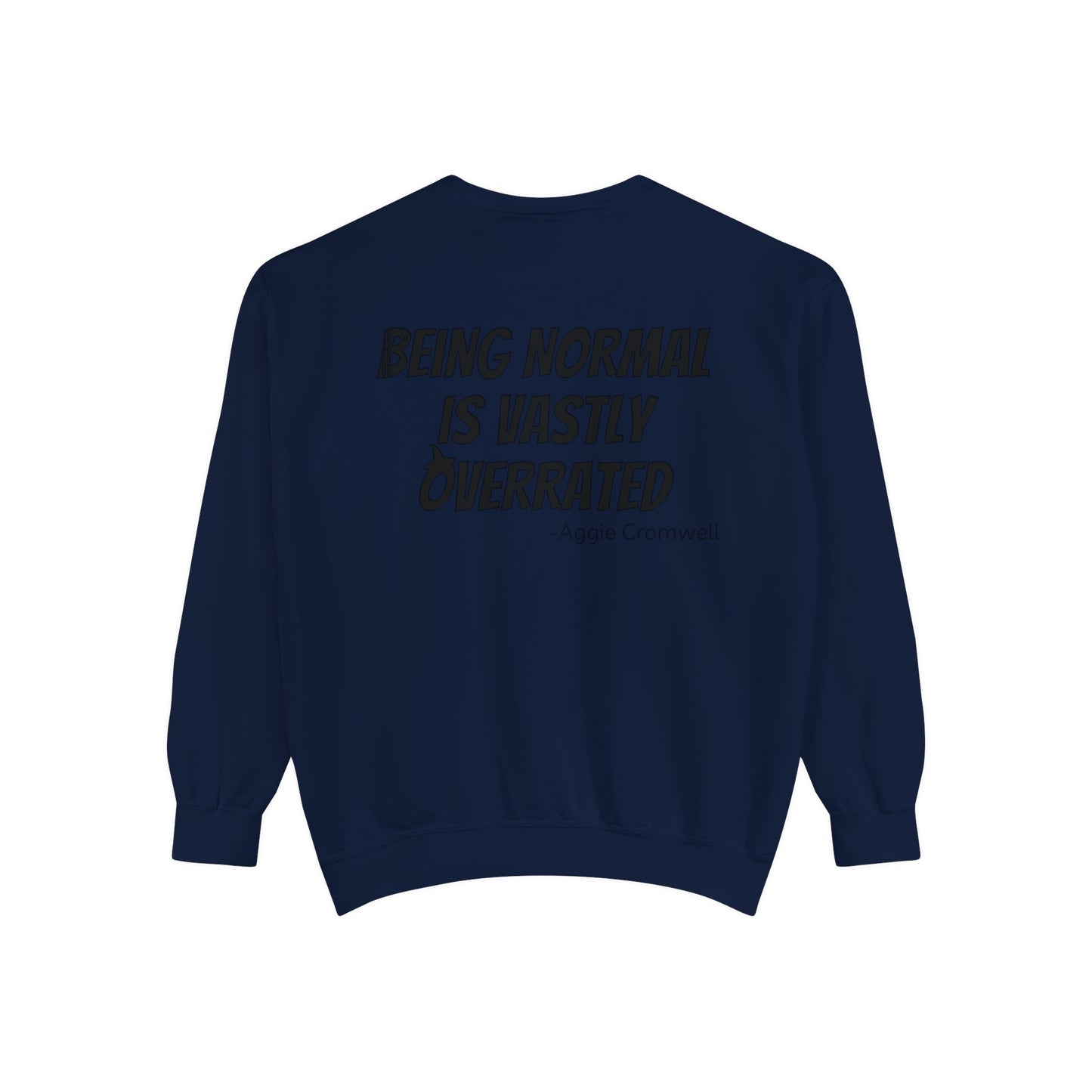 Skull Front, Vastly Overrated Back - Comfort Colors Pullover - Multi Color Options