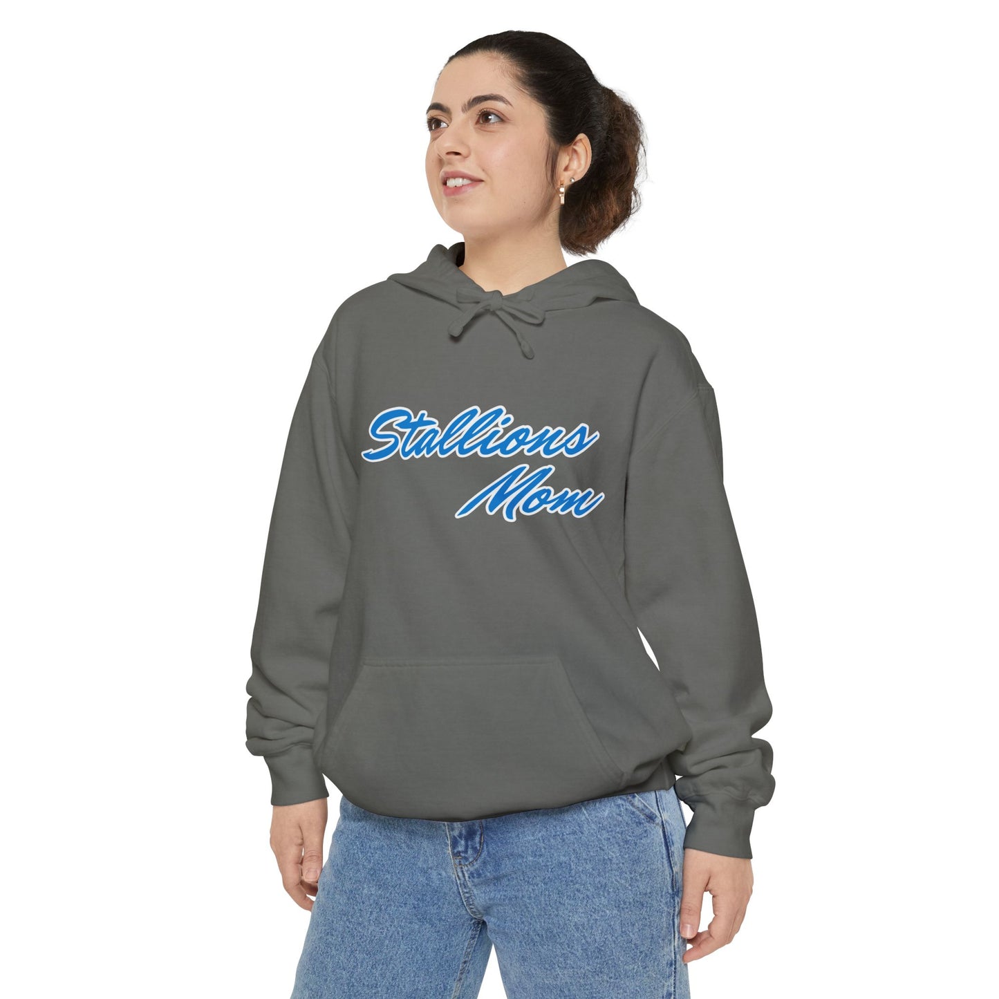 Custom Stallions Mom #7 Florez Comfort Colors Hoodie