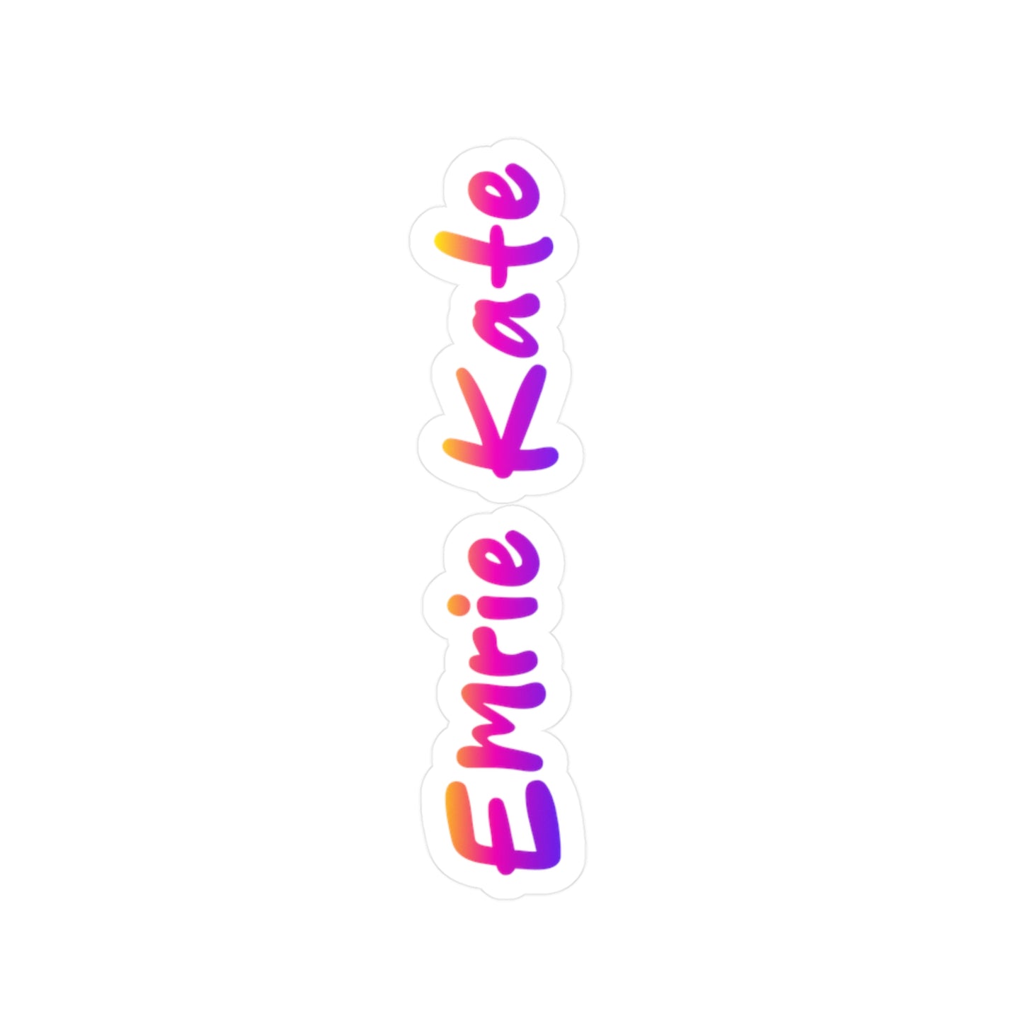 EK custom Vinyl Sticker