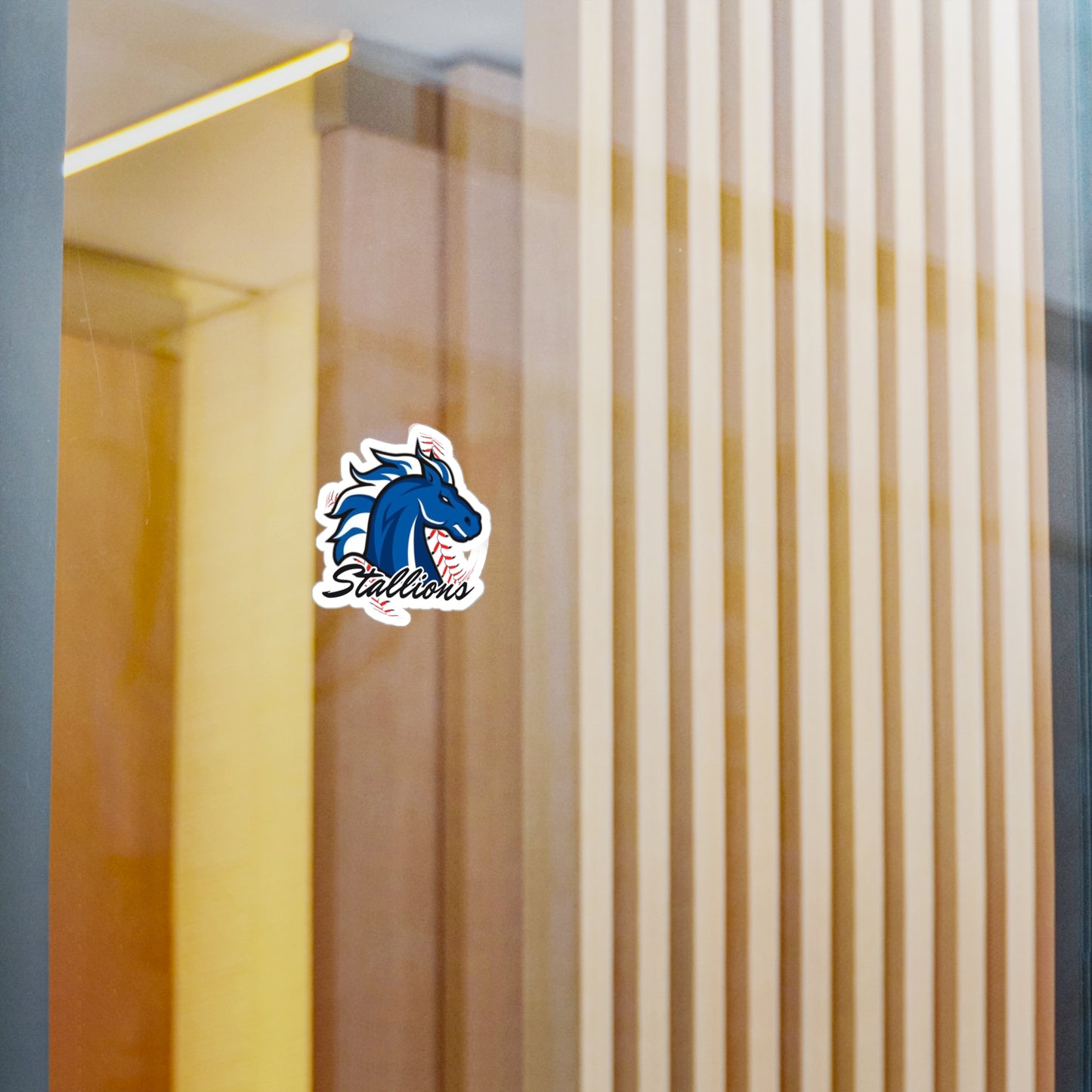 Stallions Team Custom Vinyl Sticker