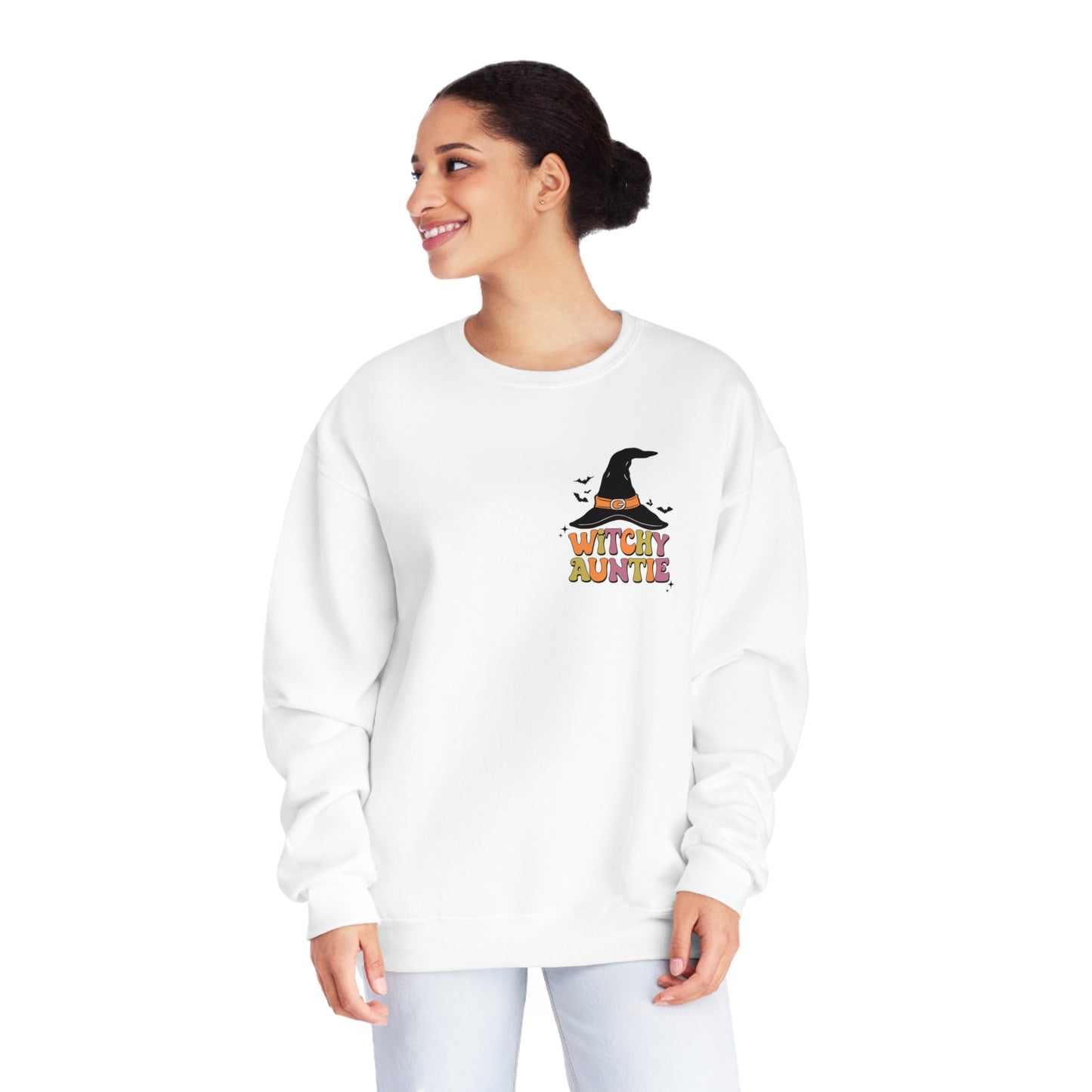 Witchy Auntie -- Unisex NuBlend® Crewneck Sweatshirt