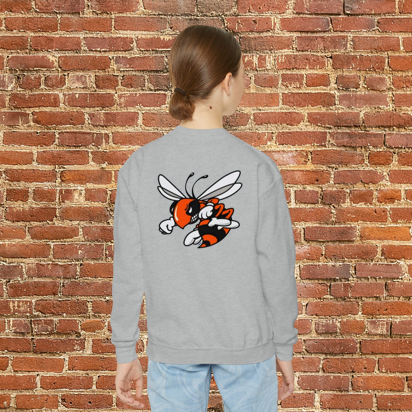 Youth Old School R Front - Fighting Jacket Back Sweater