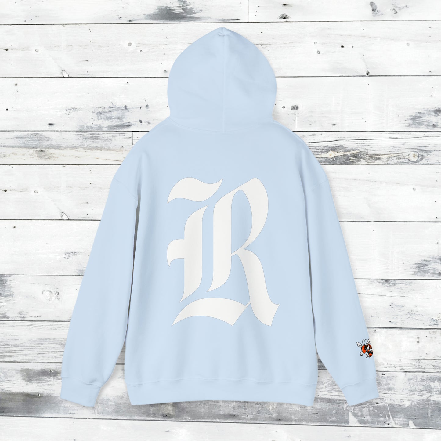 Jackets Stinger Hoodie Front - Yellow Jacket Sleeve/Cuff - Old School R back