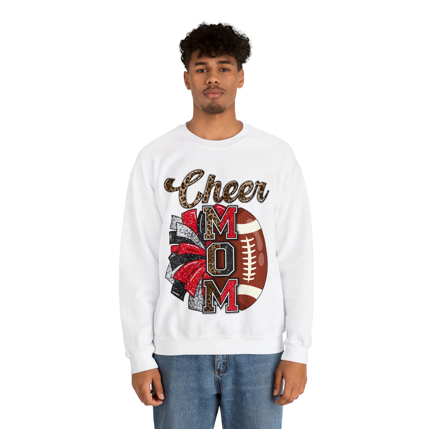 Cheer Mom Glitz Front Sweater