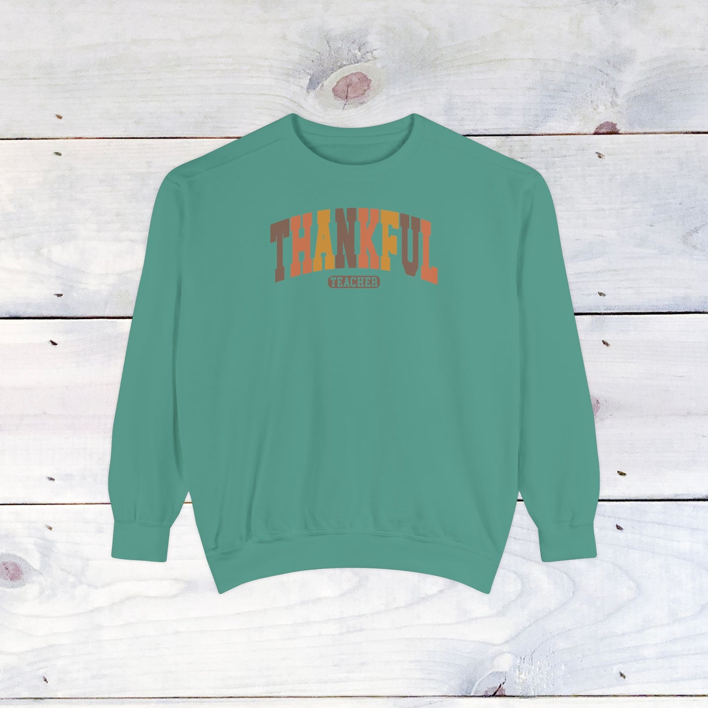 Thankful Teacher Comfort Colors Sweater