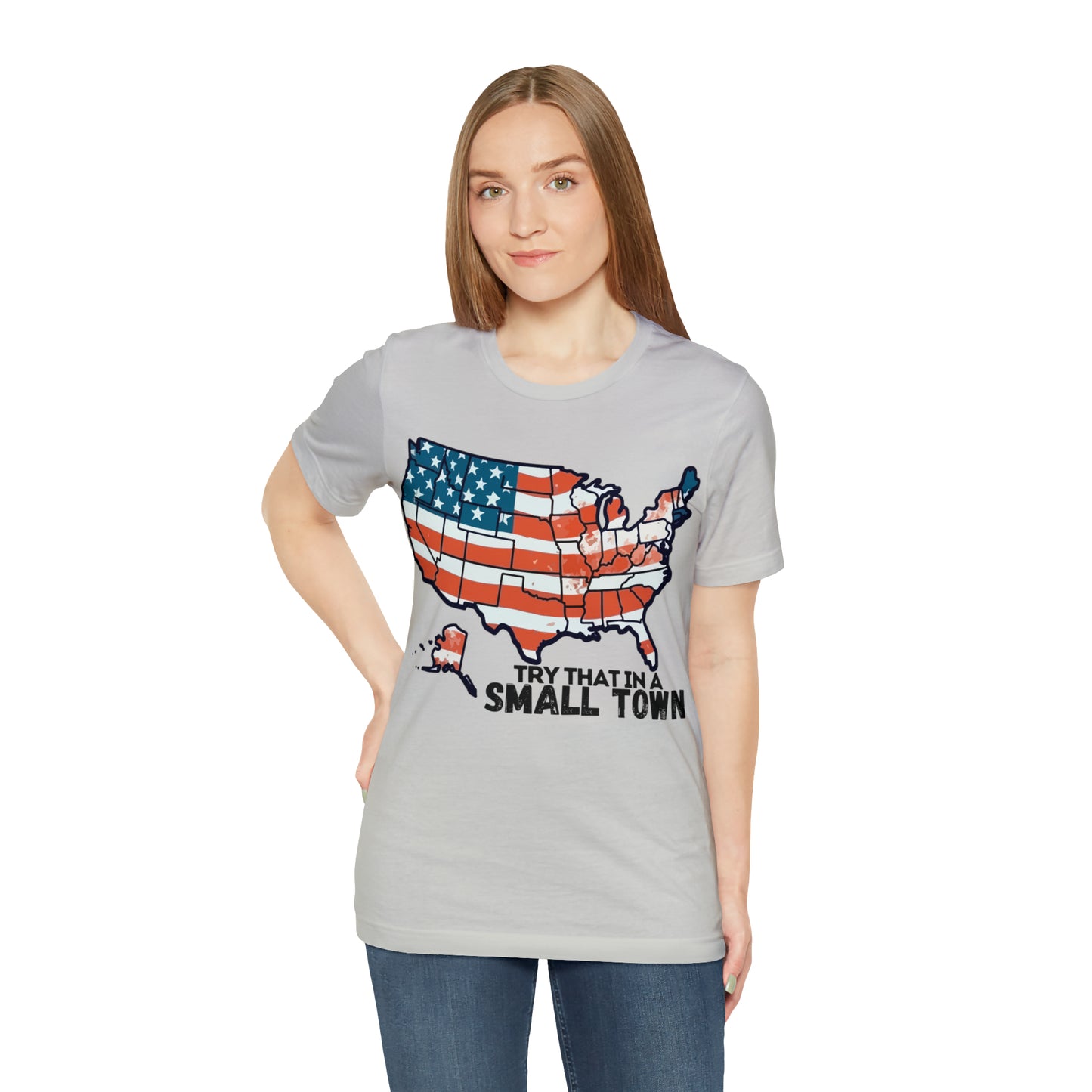 Try That in a Small Town - America Front Graphic - Aldean - Unisex Classic T-Shirt